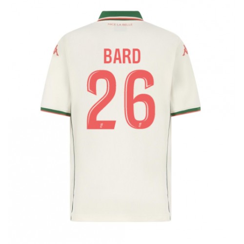 OGC Nice Melvin Bard  #26 Seconda Maglia 2025-26 Manica Corta